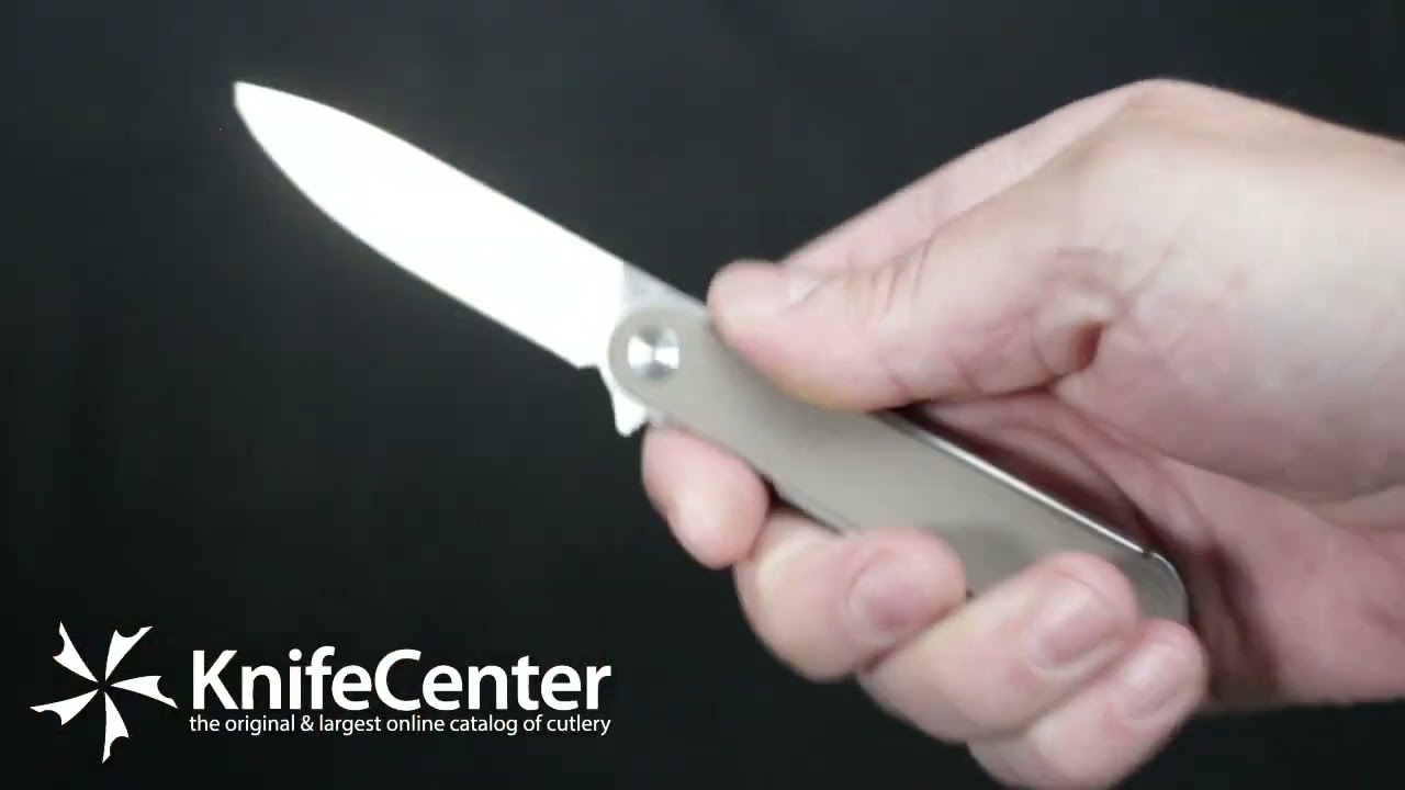 Real Steel Knives IRIS Liner Lock Flipper Knife
