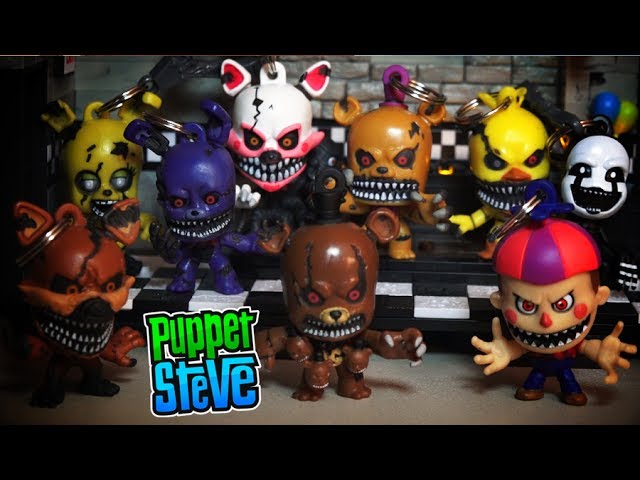 FIVE NIGHTS AT FREDDY'S FNAF HANGERS SERIES 2 SET OF 10 COLLECTOR