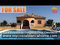 Beautifully presented 3 bedroom villa for sale in Catral, Costa Blanca, Spain