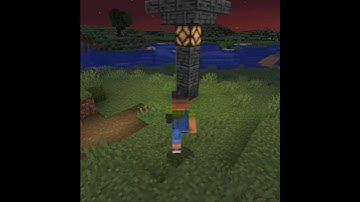 Automatic Sensor Light In Minecraft #shorts #minecraft