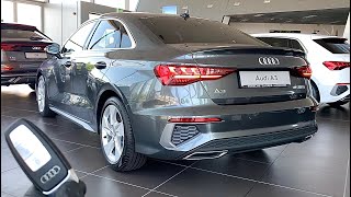 Audi A3 SEDAN (Лимузин) S Line 2021 - ПОЛНЫЙ всесторонний ОБЗОР (салон, экстерьер, багажник) 35 TFSI