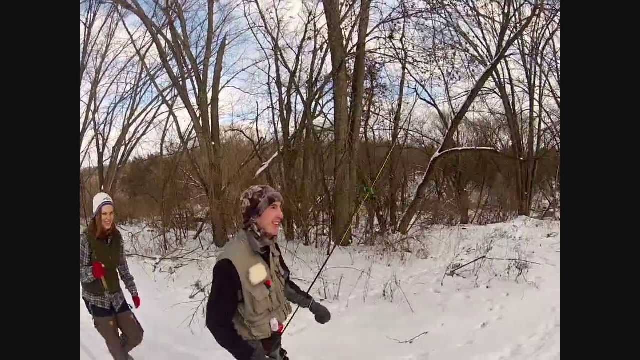 Bear Creek Anglers Reed & Karen Fly Fishing Iowa 1/5/13 YouTube