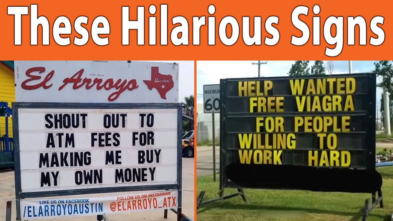 These Hilarious Signs That Will Make You Laugh Out Loud! 😂 || Daily Joy