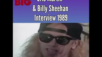 MR. BIG  Eric Martin and Billy Sheehan interview in Toronto. 1989