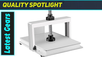 The Ultimate A3/A4 Bookbinding Press Machine: Heavy Duty & Perfect Flatness!