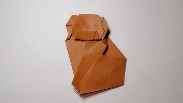easy origami monkey | How to make a cool origami monkey