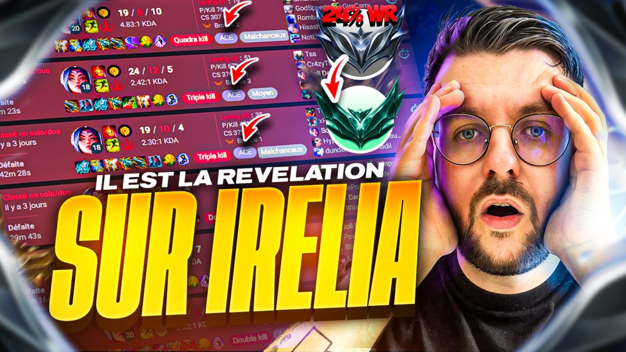 CE DELU SE PREND POUR LA REVELATION SUR IRELIA, IL A 24% DE WINRATE EN SILVER (HORRIBLE)