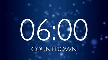 6 Minute Timer with Relaxing Music and Alarm 🎵⏰