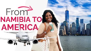 My Journey ✈️ to NEW YORK- USA 🇺🇸 from Namibia 🇳🇦!!
