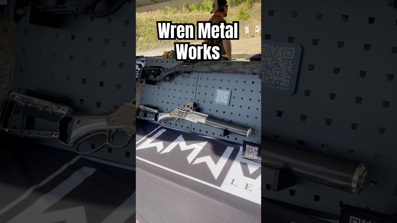 Integrally Suppressed Lever Action in 44 Magnum by Wren Metal Works…🤯 