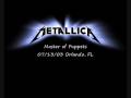 Metallica master of puppets live in orlando fl 071303
