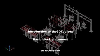 the3DUtility #1 - Basic Structure & Equipment placement using AutoCAD/BricsCAD