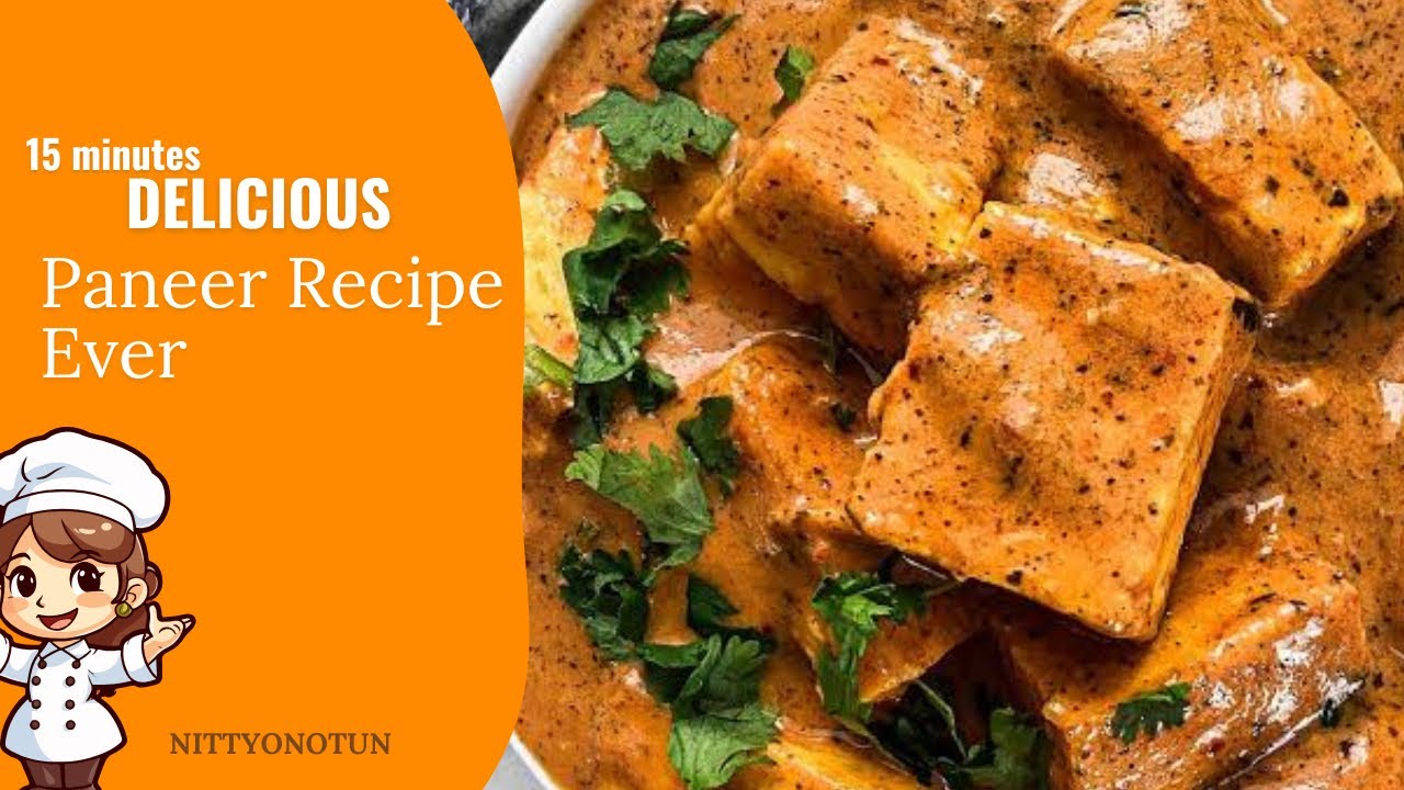 “Quickest Paneer Recipe Ever! Ready in 15 Minutes ⏰💥”#QuickPaneerRecipe#15MinuteMeal