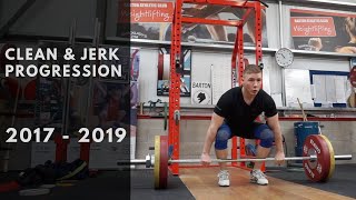 Olympic Weightlifting Progression, Clean & Jerk, 2017 - 2019