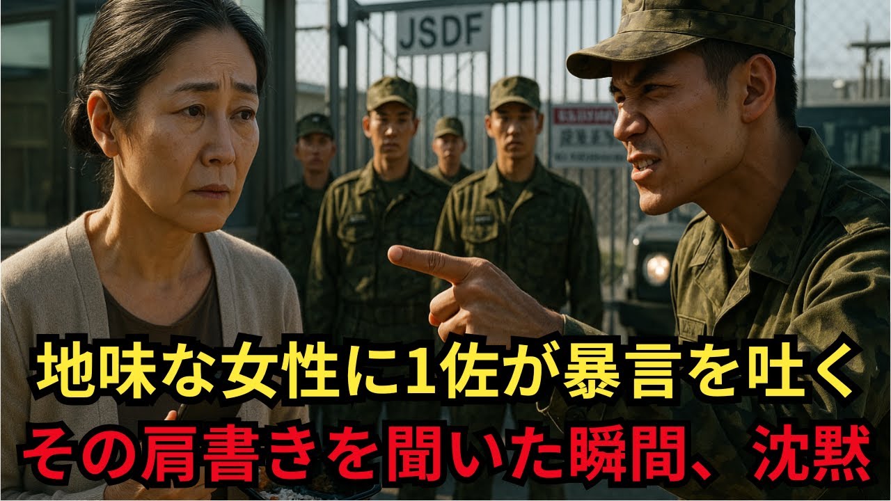 「荷物持ちかと思った」女性を怒鳴った新任1佐──だが彼女は“元・陸将で伝説の教官”…その瞬間、駐屯地が凍りついた