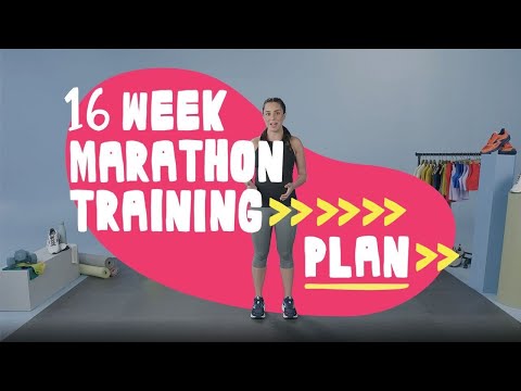16-week marathon training