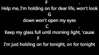 Sia - Chandelier Lyrics & Guitar Chords