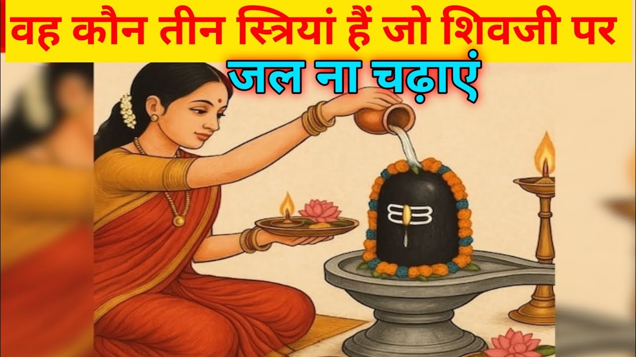 शिव जी के अनुसार इन 3 स्त्रियों को शिवलिंग पर जल क्यों नहीं चढ़ाना चाहिए