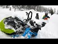 Best snowmobiling mont valin quebec 2020 backcountry  skidoo hors piste  4 season bros