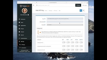 API keys in FusionAuth