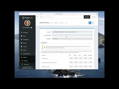 API keys in FusionAuth