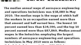 Aerospace Engineering and Operations Technicians Pay Salary - Career Education