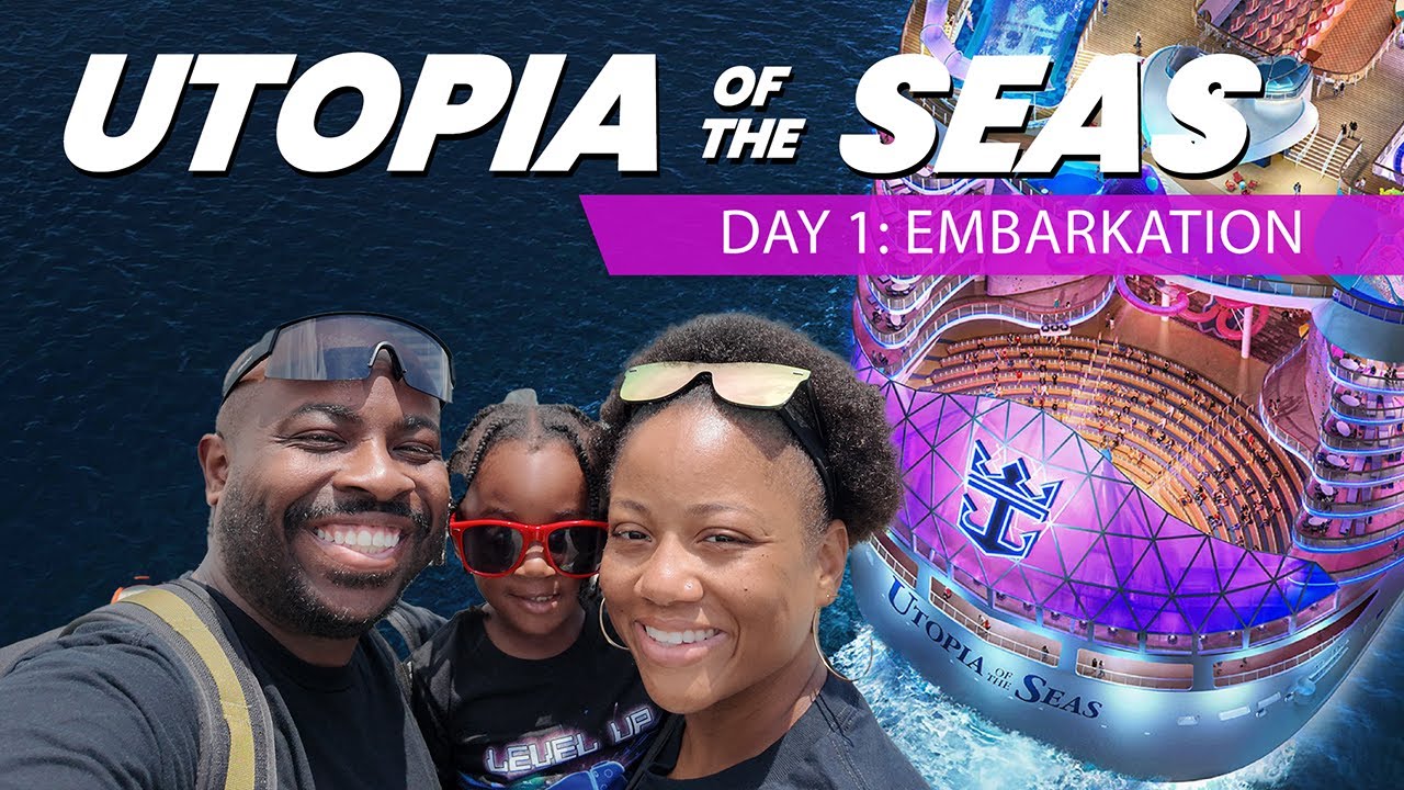 Utopia of the Seas Cruise Vlog | Day 1 - Embarkation | The Rice Residence