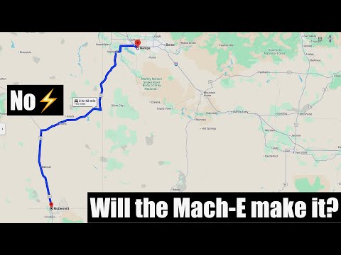 Standard Range Mach-E Roadtrip Boise to Reno!