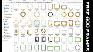 600+ frames free download screenshot 3