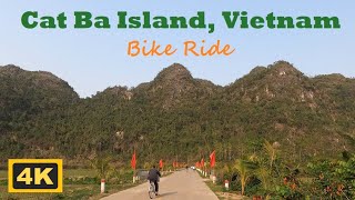 Bike Ride Cat Ba Island, Ha Long Bay, Vietnam  - March 2025 🌞 in 4K