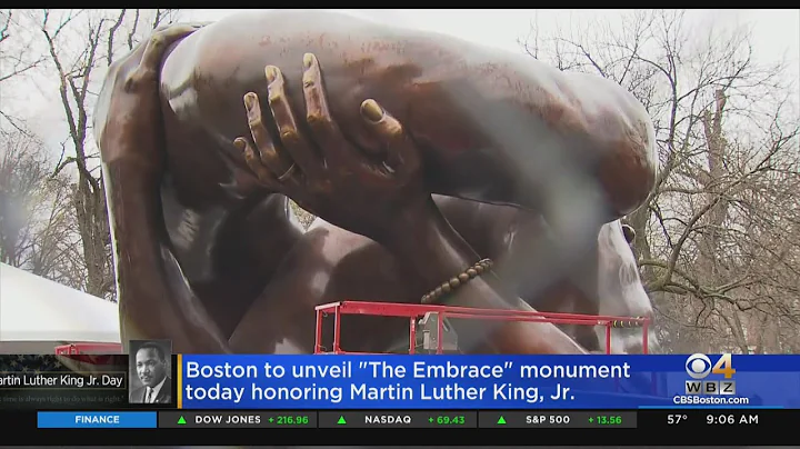Embrace memorial honoring Dr. Martin Luther King Jr. and Coretta Scott King to be unveiled on Boston