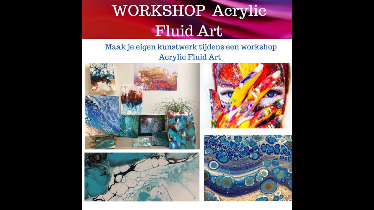 Workshop Acrylic Pouring - Fluid Art - YouTube
