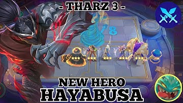Tharz 3 - New Update New Meta New Hero Swordsman Hayabusa Best Strategy In Tharz Skill 3 | MLBB