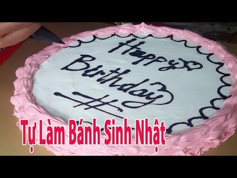 Cách Làm Bánh Sinh Nhật Tặng Người Thân Đơn Giản Nhất | Góc Bếp Nhỏ | Foci