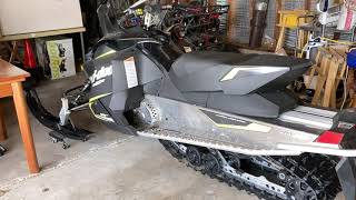 How to Store a Snowmobile using a Dolly System Keep your Tracks off the cement Review Quick &amp; Easy