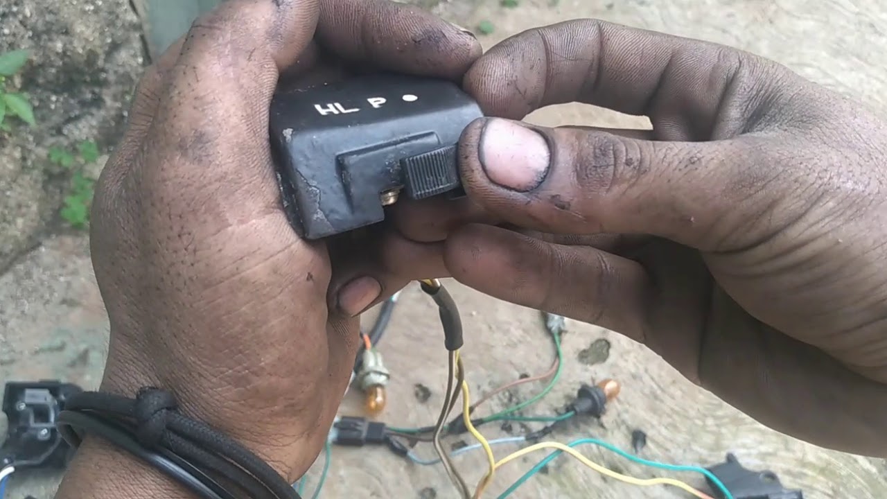 Rangkaian kabel lampu honda grand.legenda.supra