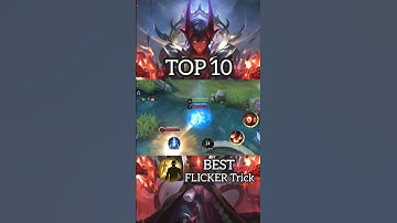 TOP 10 BEST FLICKER TRICK [PART-2] #mobilelegend #new #viral #shorts #trendingshorts #short