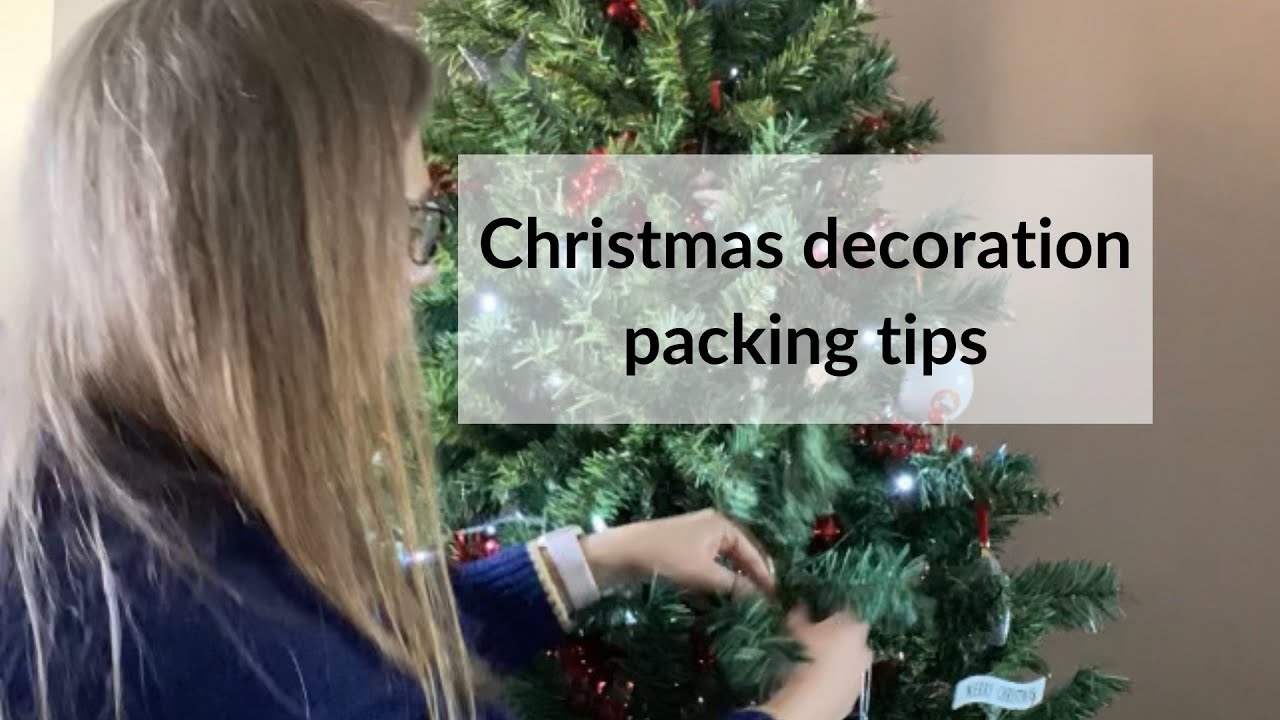 Top tips for packing up your Christmas decorations