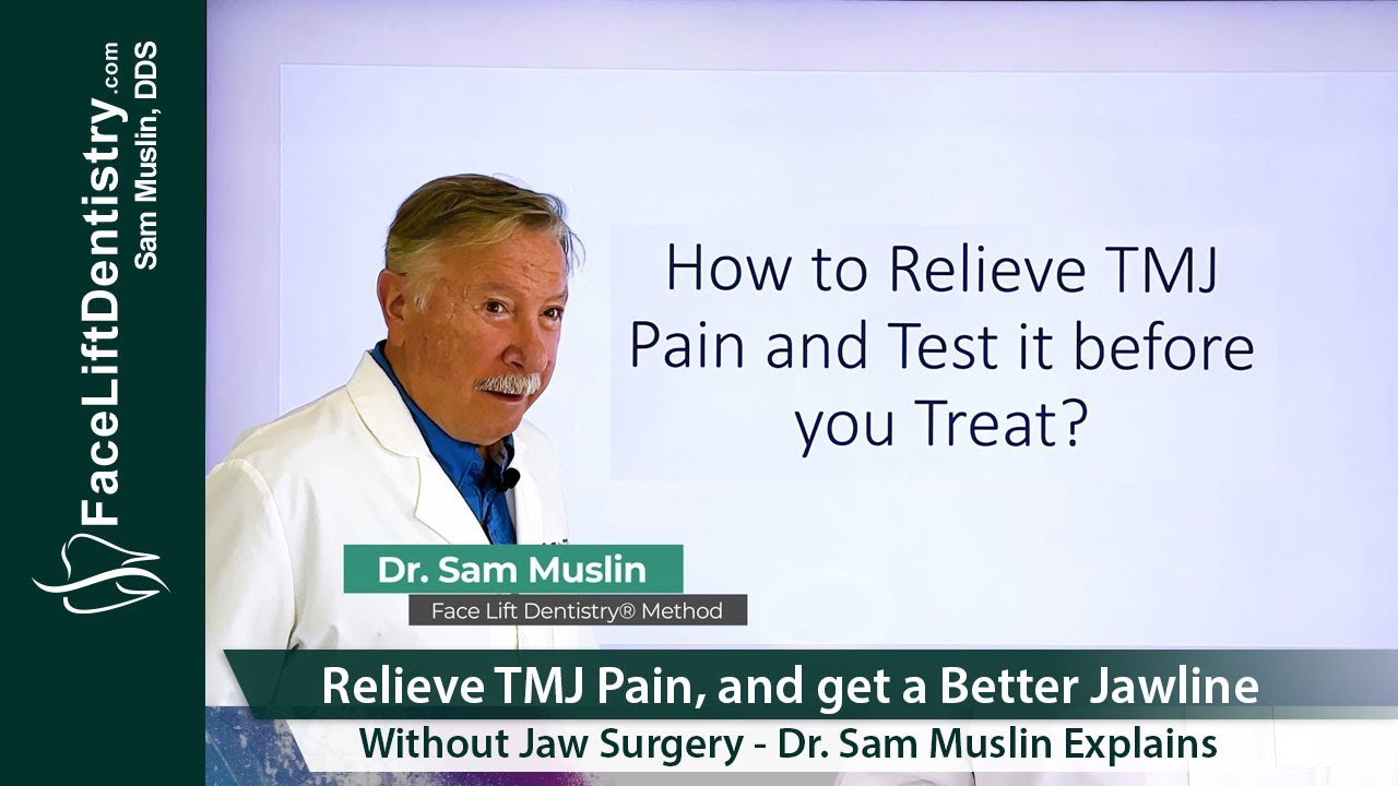 How to Relieve TMJ Pain, and get a Better Jawline, without Jaw Surgery