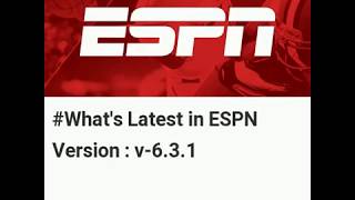 Latest Updates in ESPN Android App Version 6.3.1 | Free Download | News screenshot 5