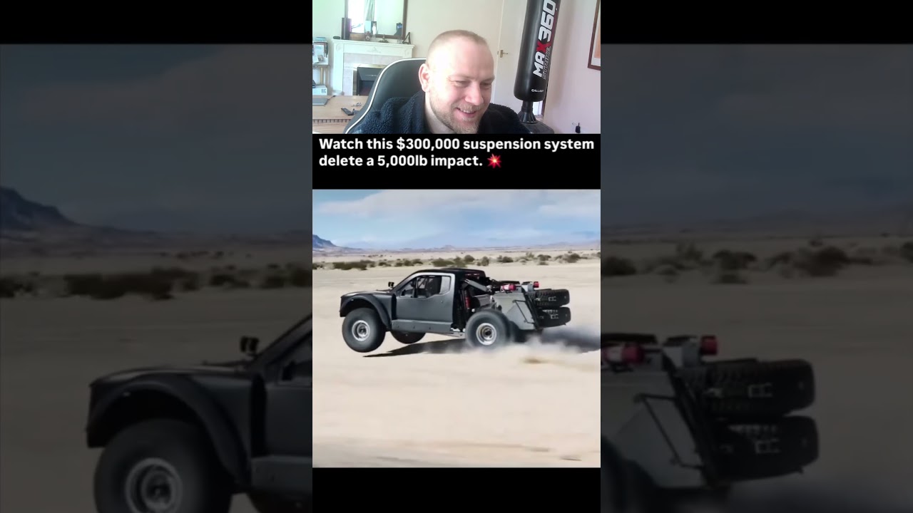 $300,000 suspension system destroys a 5,000lb impact