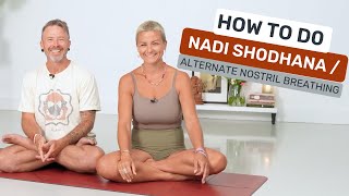 How to Do Alternate Nostril Breathing / Nadi Shodhana Pranayama by David and Jelena Yoga 5,853 views 7 months ago 9 minutes, 33 seconds