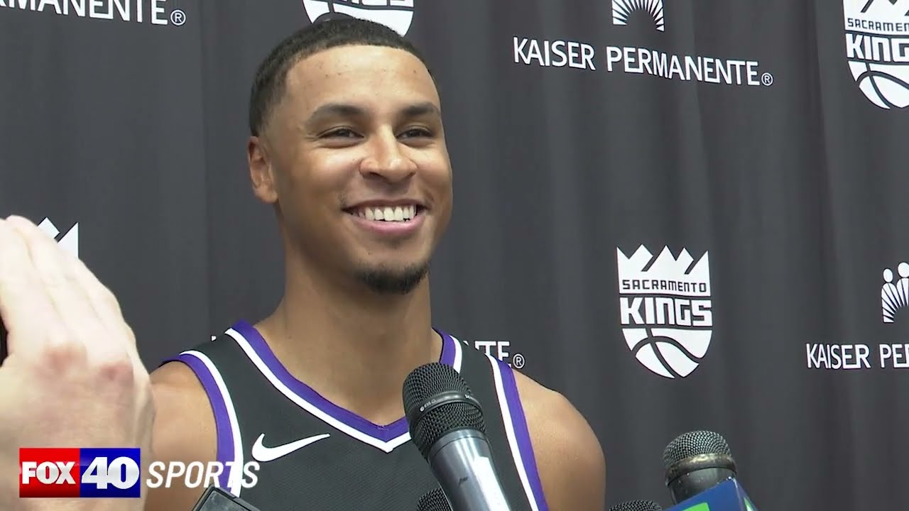Kings forward Keegan Murray - Sacramento Kings Media Day 2024