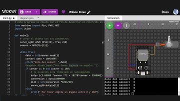 Montaje 28: Programado en un ESP32 en Python para servo sg90 con funciones.