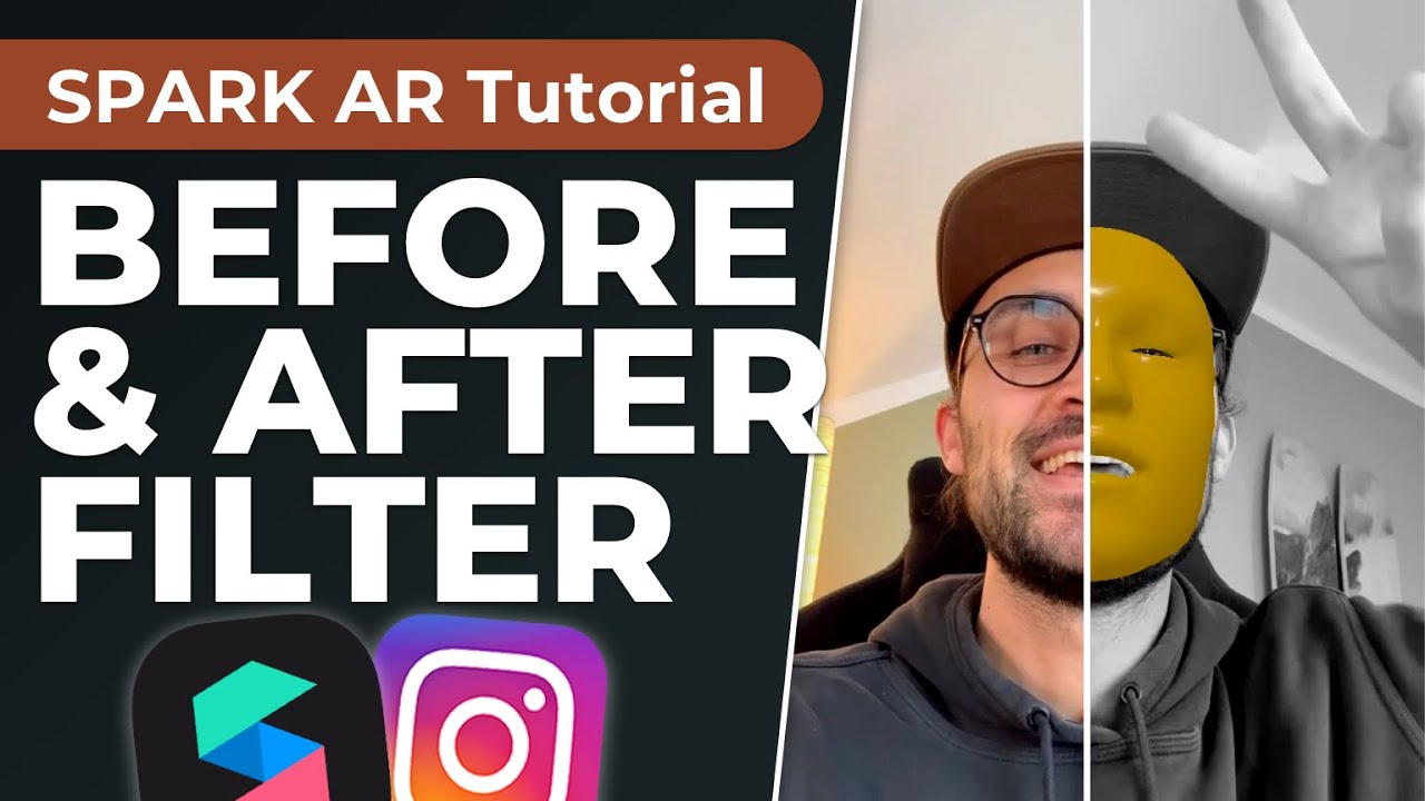 Before & After Filter! | Spark AR Studio Tutorial - Create your own Instagram Filter
