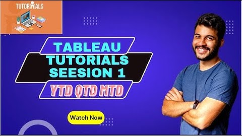 YTD, QTD, MTD Calculations in Tableau using Parameters | Date Functions in #tableau #tutorial