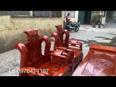 Video Bộ bàn ghế tần thủy hoàng gỗ xoan ta, giá 15tr5 cột... - youtube
