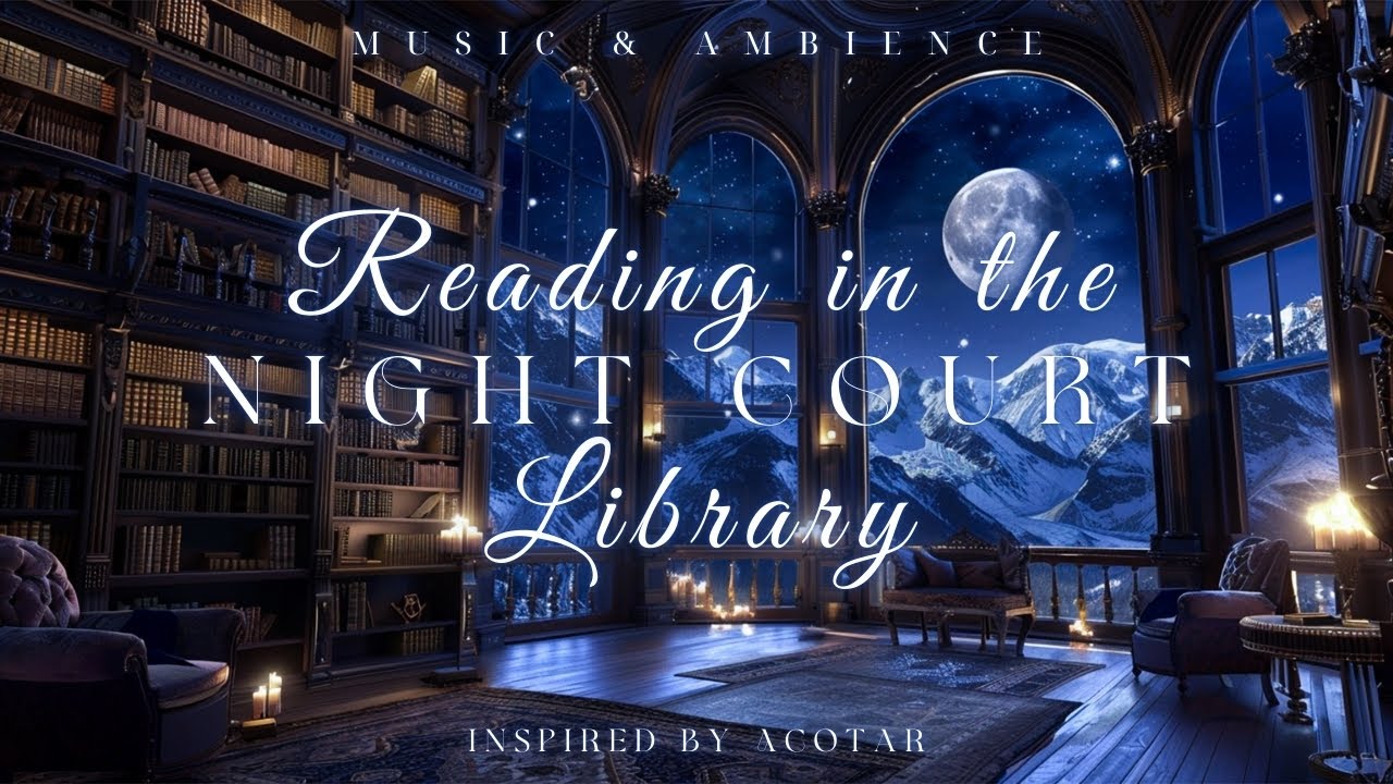 Reading in the Night Court Library | ACOTAR-Inspired Music for Tranquil Minds & Studying
