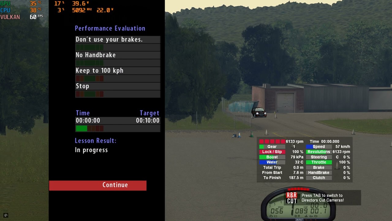 Школа ралли РБР: Экстренное торможение на гравии.