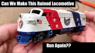 Can We Make This Ruined Spirit of 76' Locomotive Run Again?